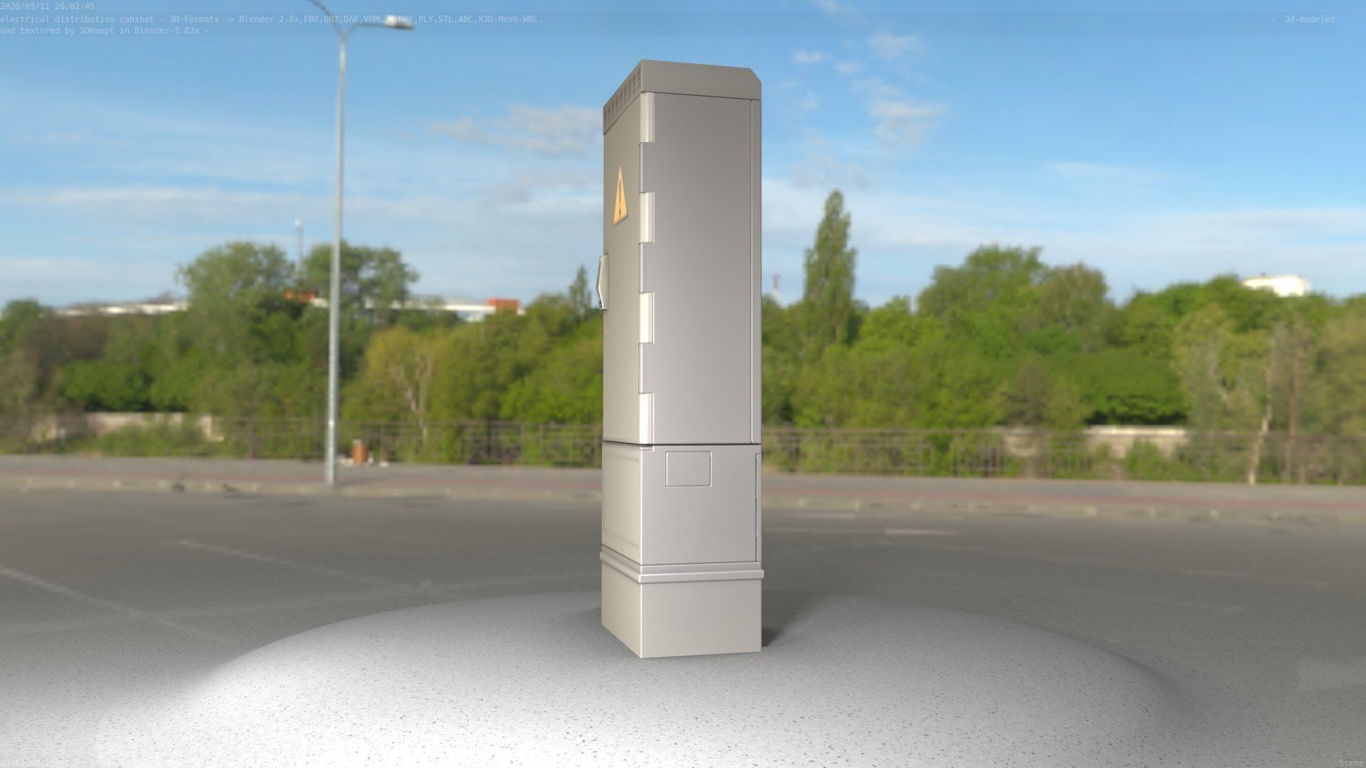 Distribution-Cabinet 25 Low-poly 3D model_73