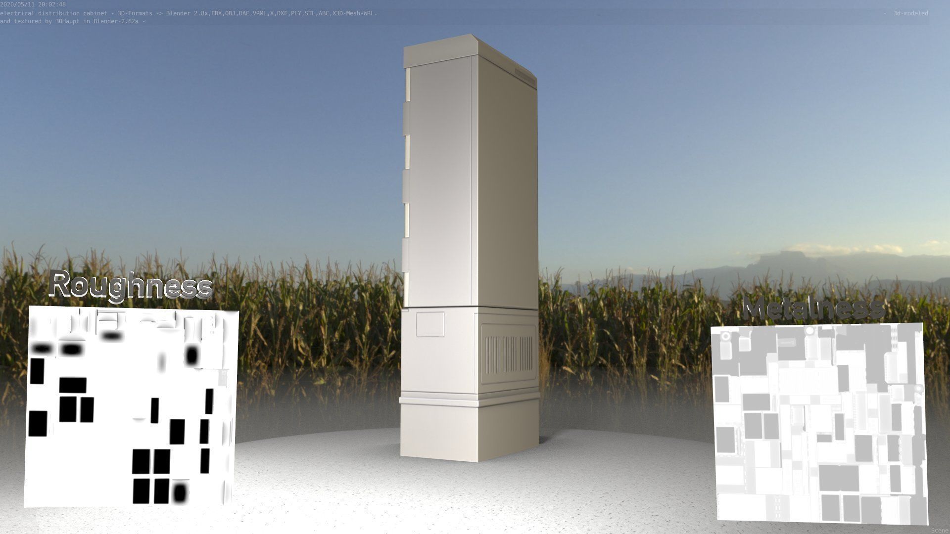 Distribution-Cabinet 25 Low-poly 3D model_76