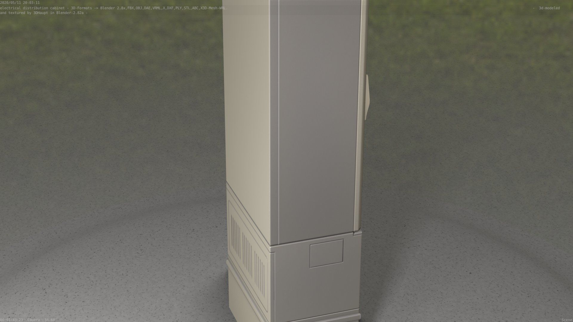 Distribution-Cabinet 25 Low-poly 3D model_95