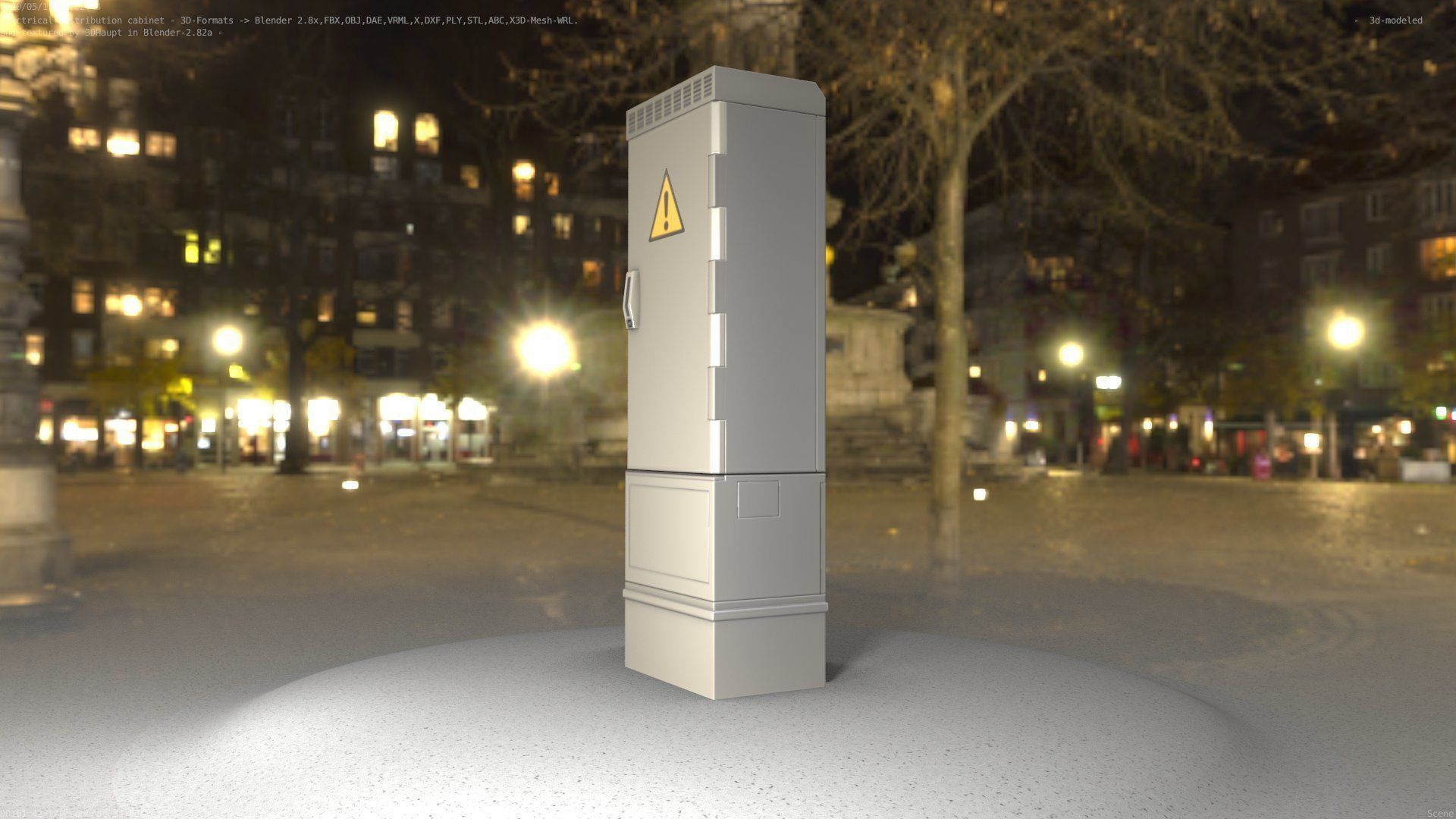 Distribution-Cabinet 25 Low-poly 3D model_72