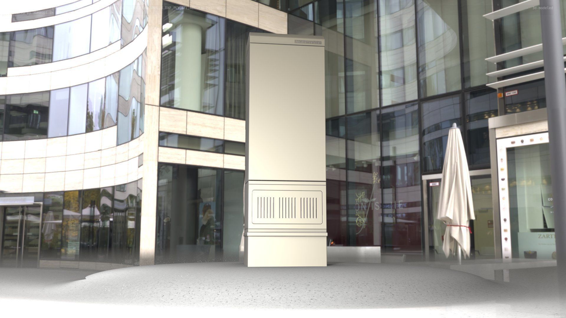 Distribution-Cabinet 25 Low-poly 3D model_52