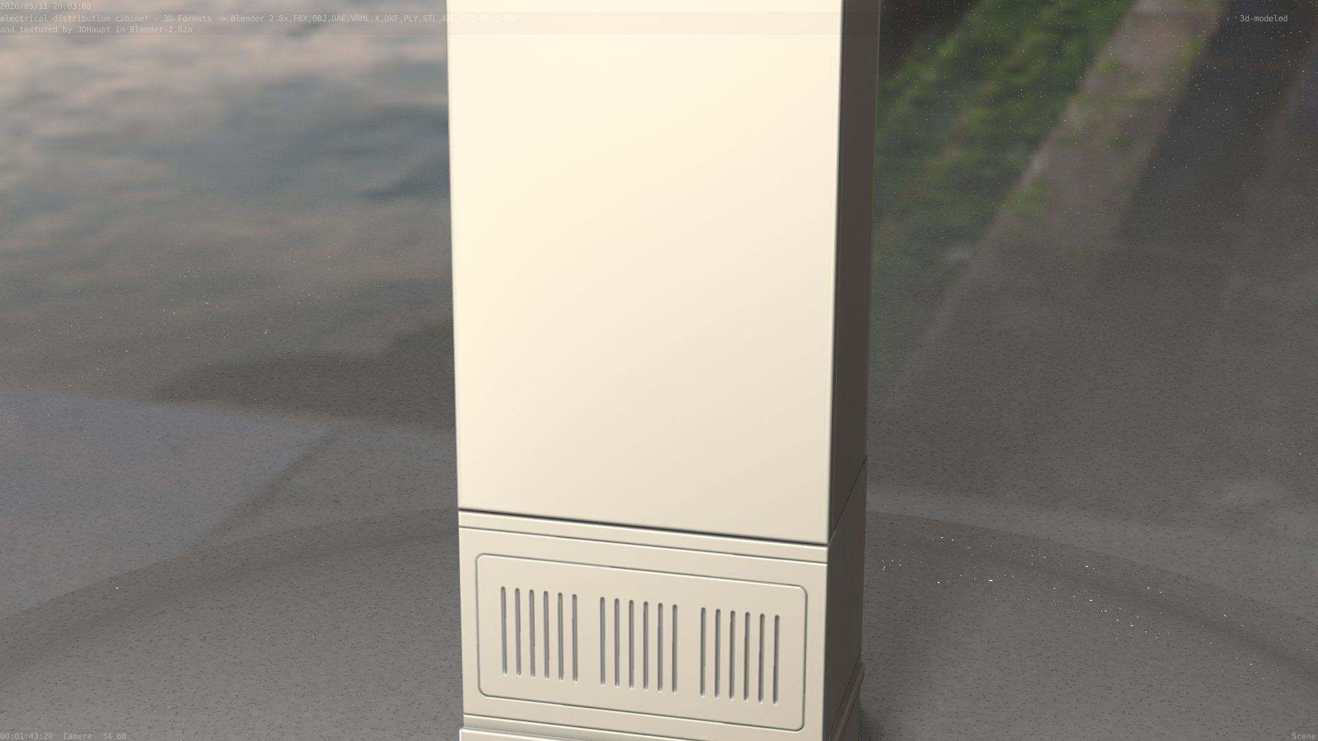 Distribution-Cabinet 25 Low-poly 3D model_92