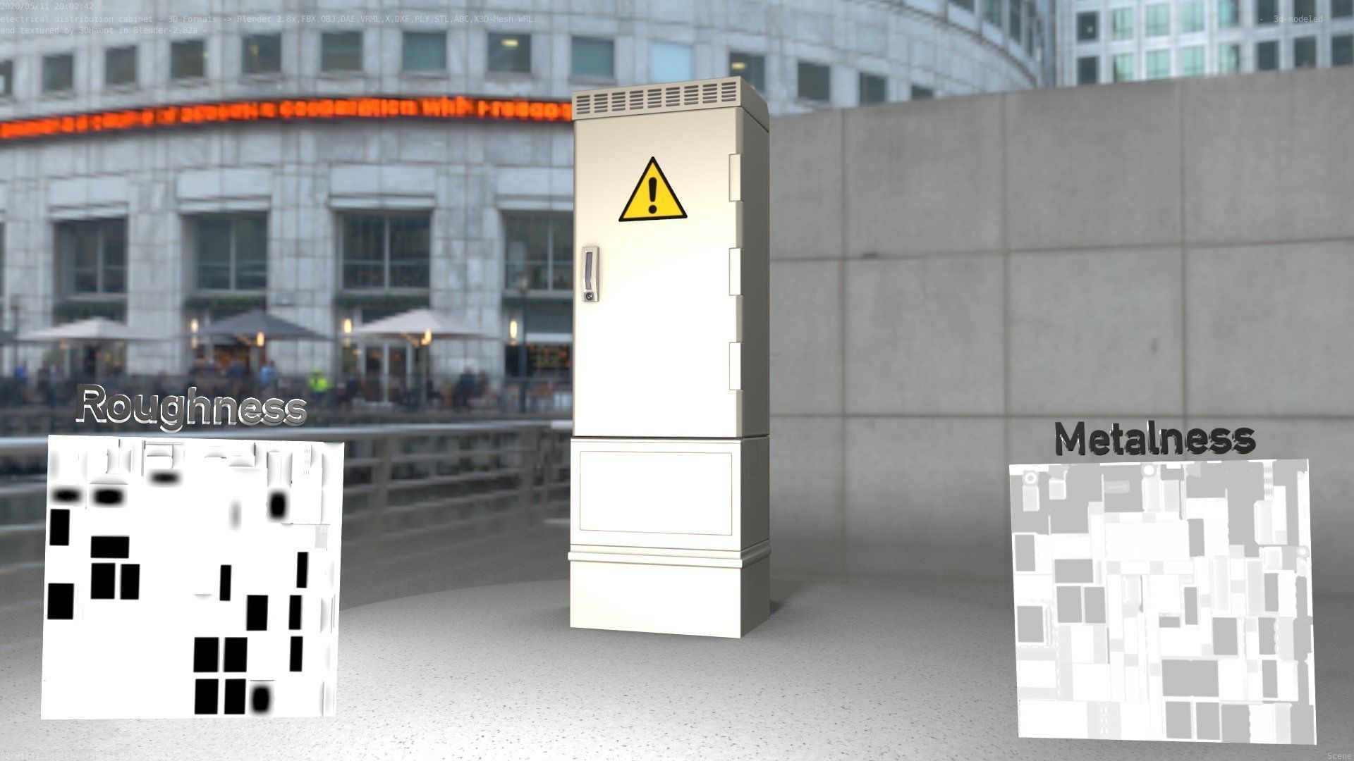 Distribution-Cabinet 25 Low-poly 3D model_69