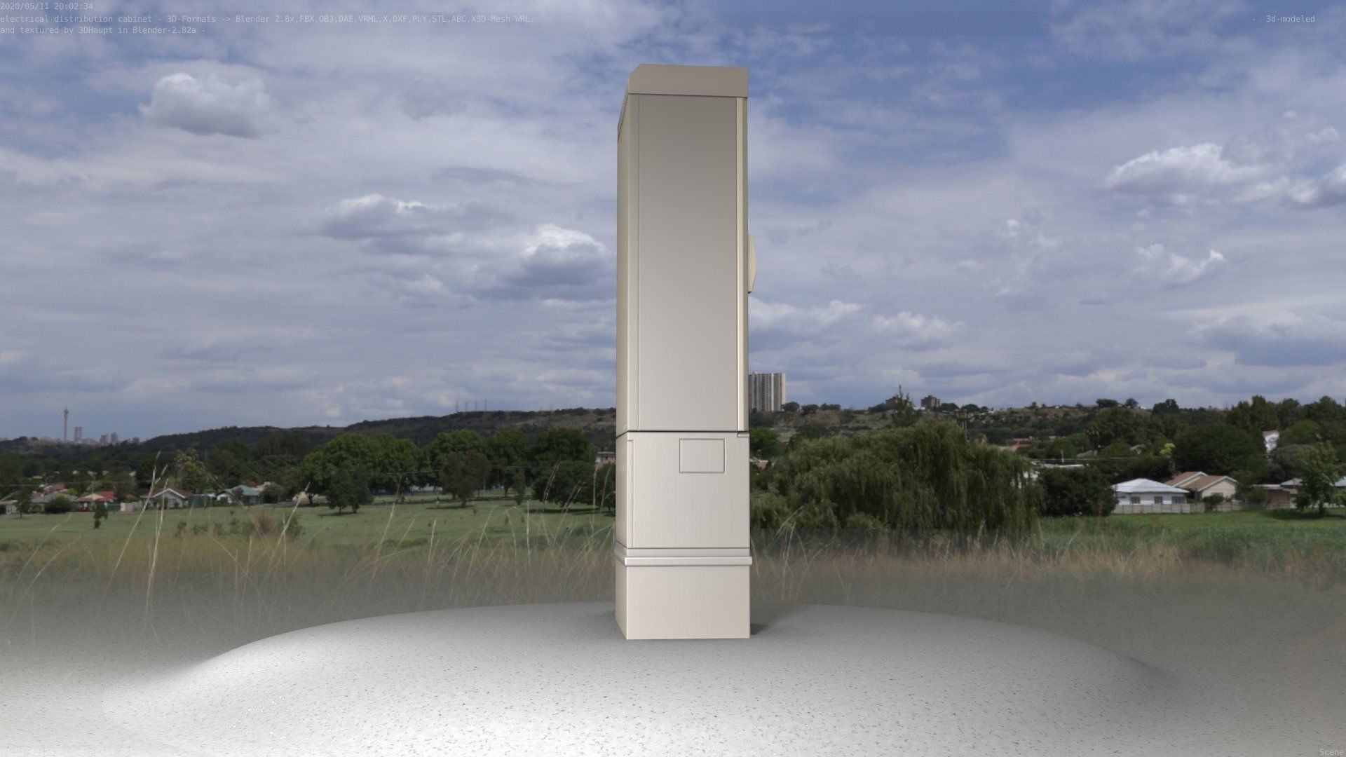 Distribution-Cabinet 25 Low-poly 3D model_60