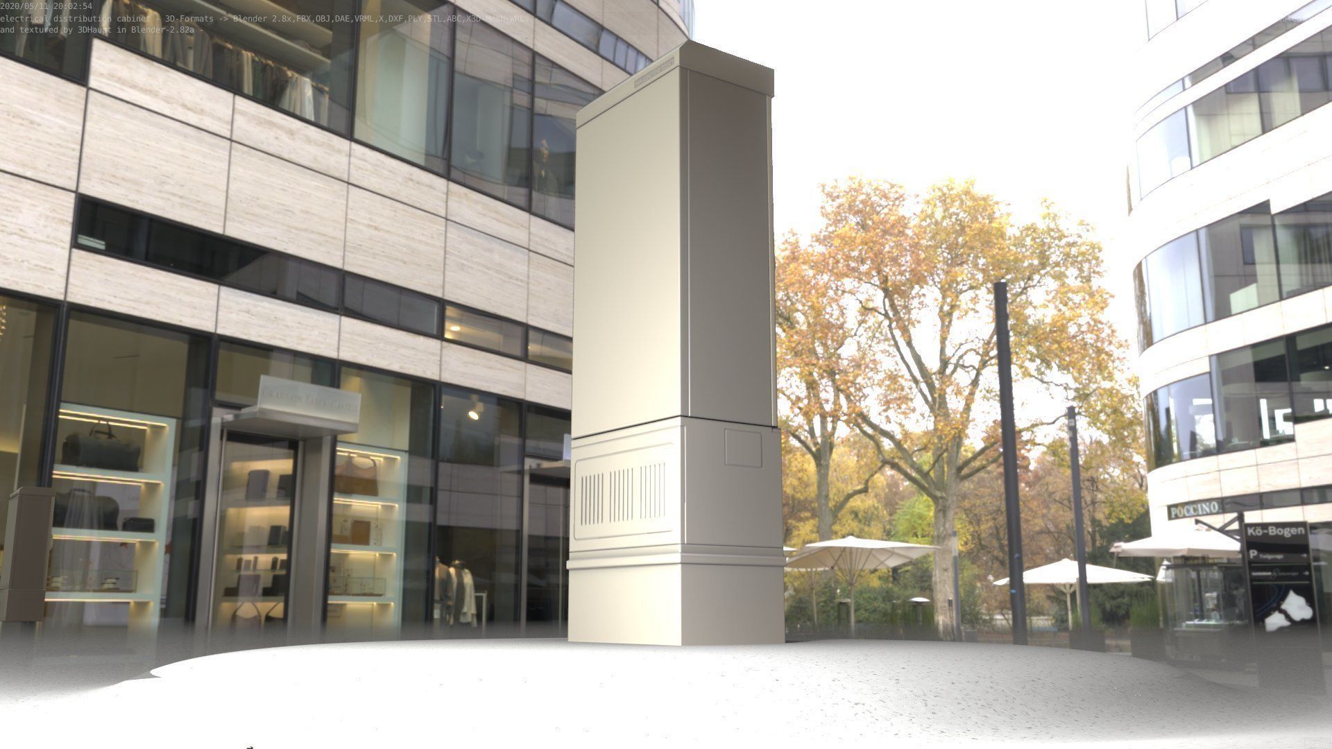 Distribution-Cabinet 25 Low-poly 3D model_83