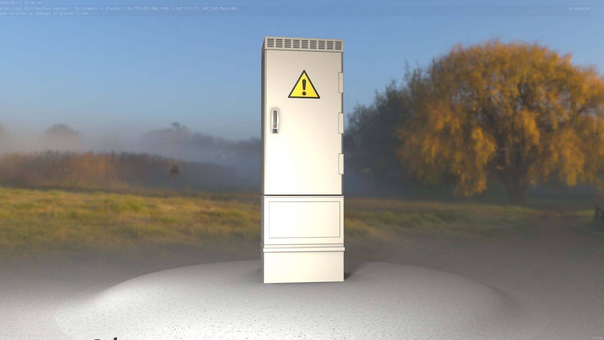 Distribution-Cabinet 25 Low-poly 3D model_67