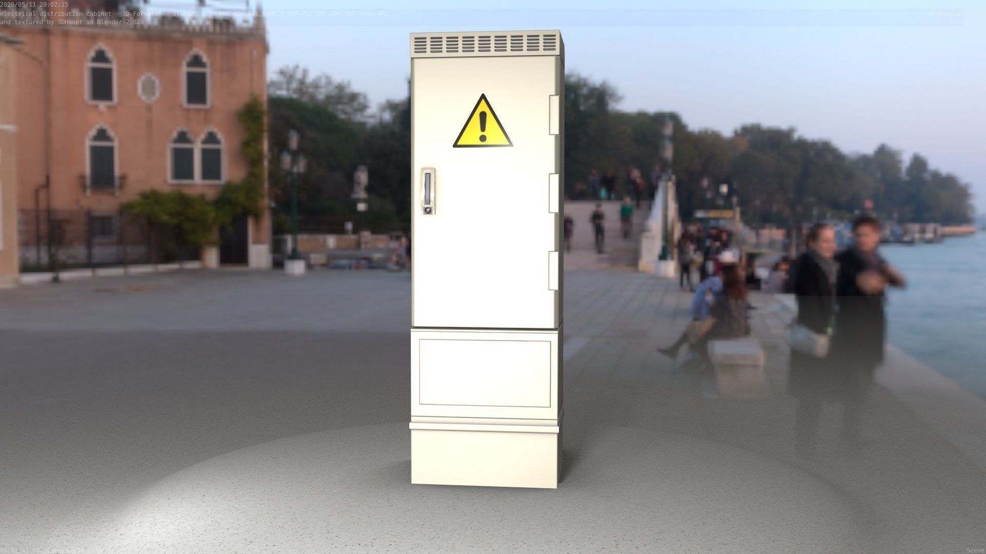 Distribution-Cabinet 25 Low-poly 3D model_37