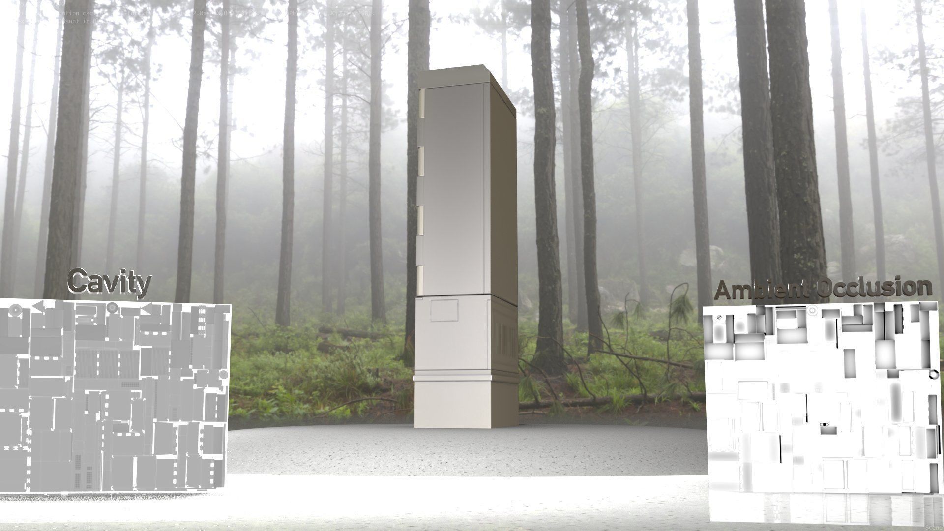 Distribution-Cabinet 25 Low-poly 3D model_46