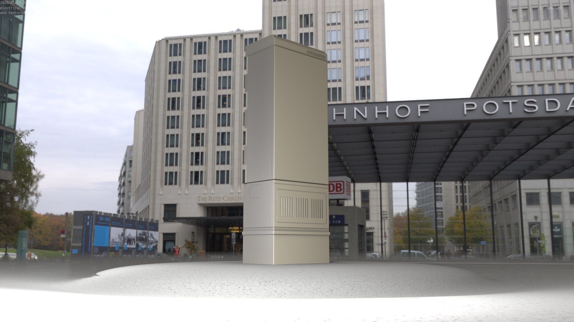 Distribution-Cabinet 25 Low-poly 3D model_49