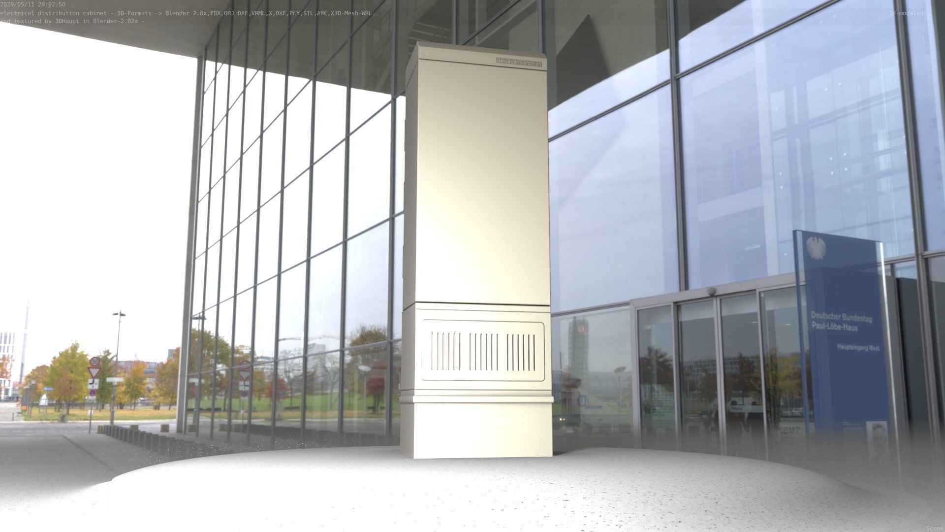 Distribution-Cabinet 25 Low-poly 3D model_79