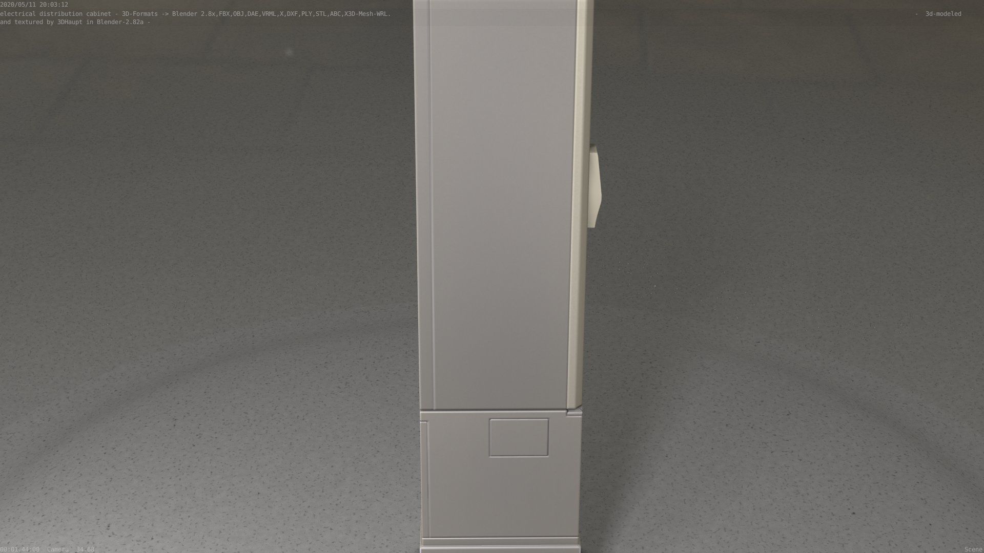 Distribution-Cabinet 25 Low-poly 3D model_96