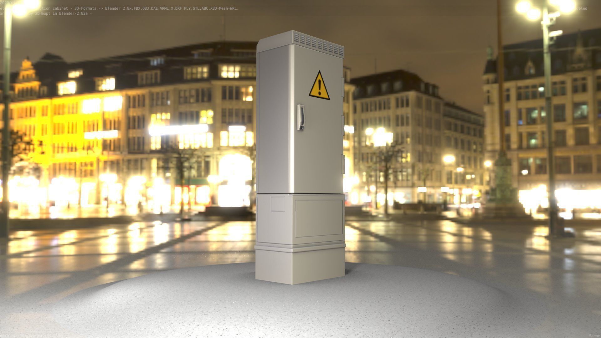 Distribution-Cabinet 25 Low-poly 3D model_64