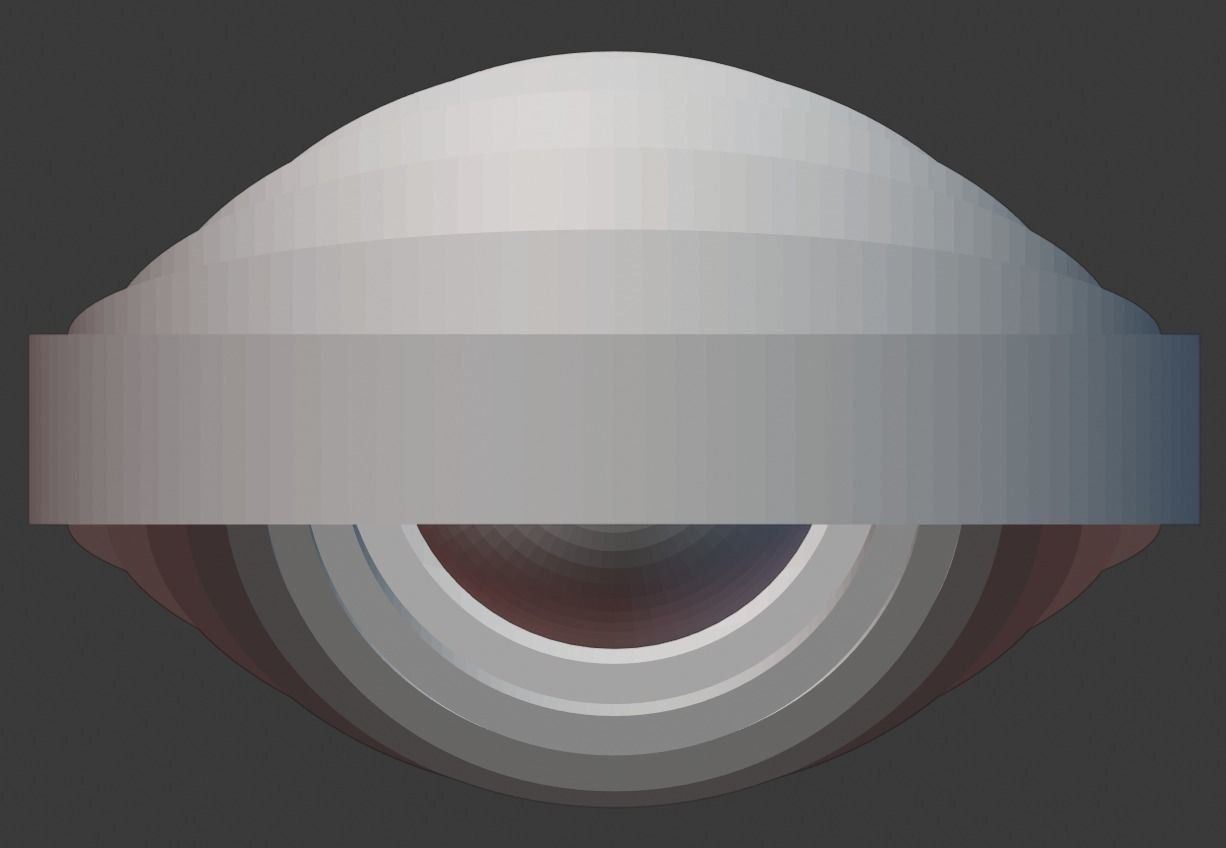 Sphere with rotated concentric rings 3D print model_4