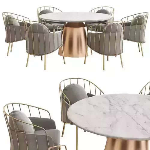 Modern style table 3d model