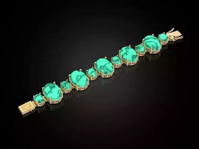 Bracelet malachite