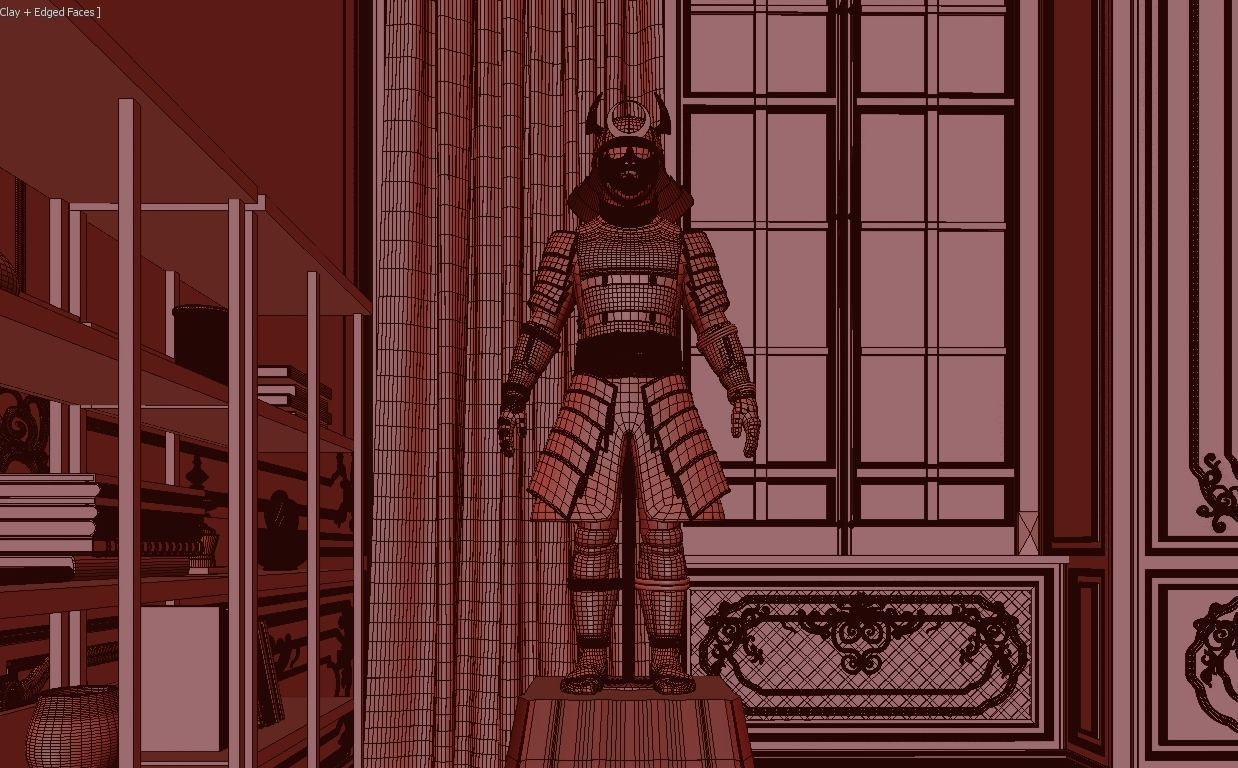 Paris Luxury Apartment 3D model_13