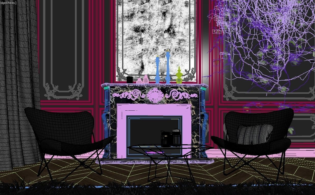 Paris Luxury Apartment 3D model_25