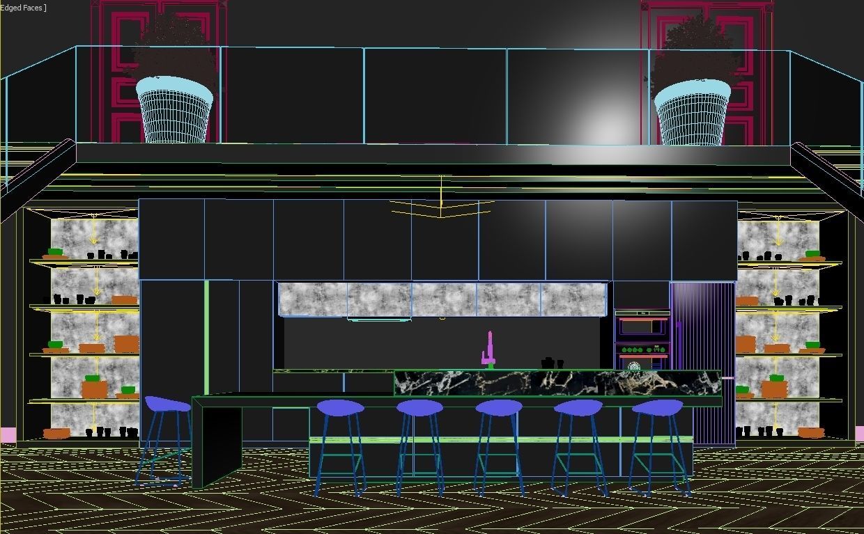 Paris Luxury Apartment 3D model_21