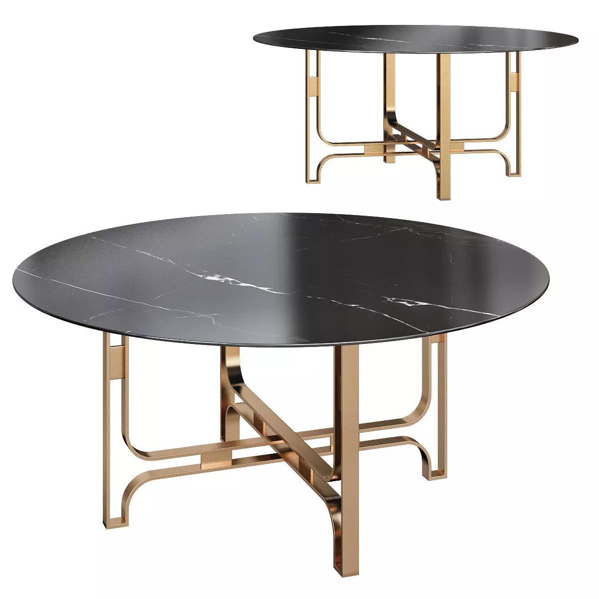 3D model GREGORY ROUND COFFEE TABLE 3d model VR / AR / low-poly | CGTrader