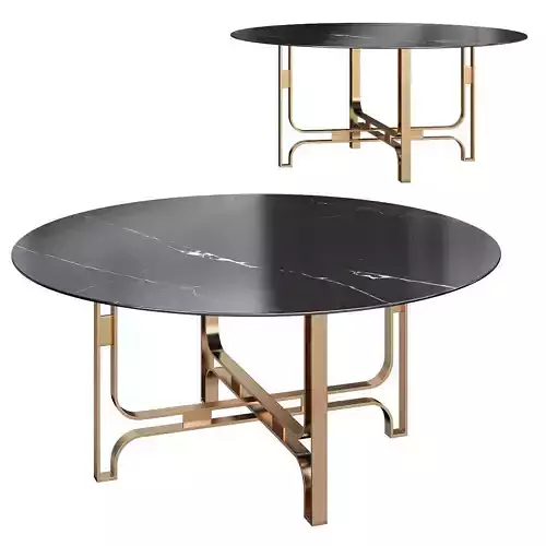 GREGORY ROUND COFFEE TABLE 3d model