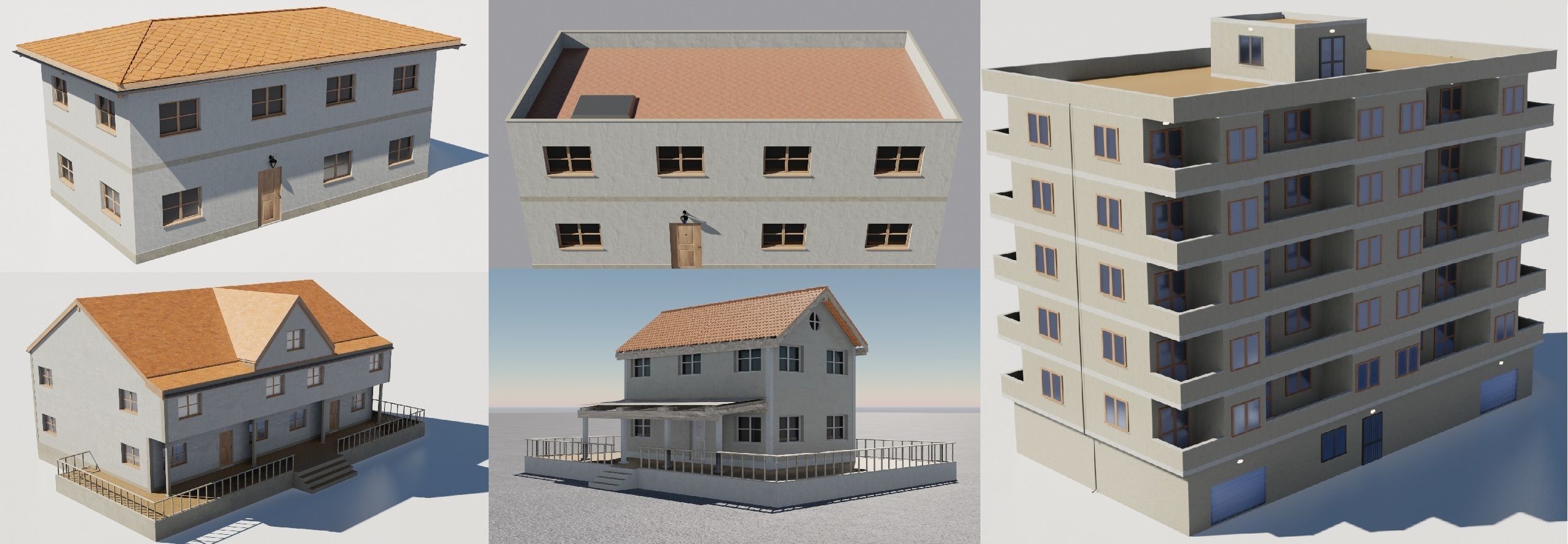 Kit building 3D Model Collection_3