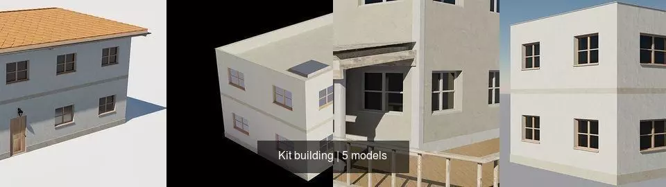 Kit building 3D Model Collection_1