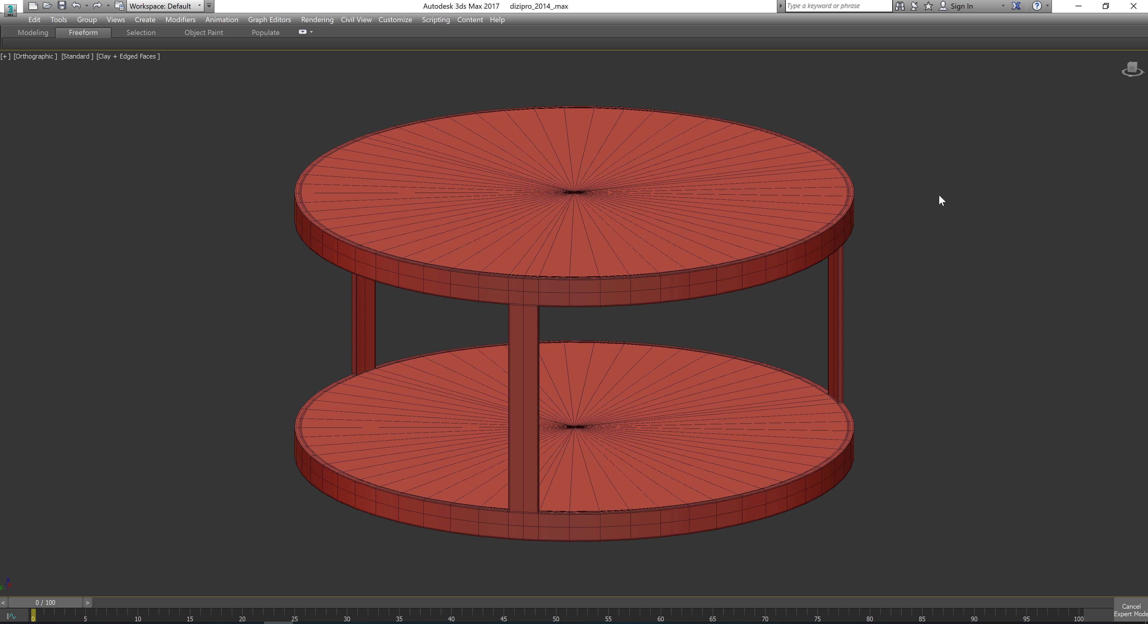 LUIGI COFFEE TABLE WITH GLOSSY FINISH 3d model Low-poly 3D model_4