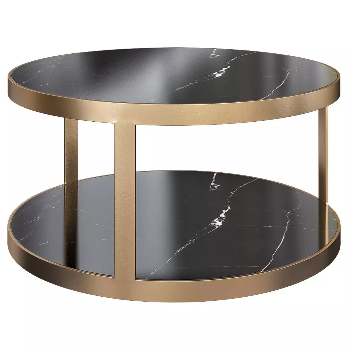 LUIGI COFFEE TABLE WITH GLOSSY FINISH 3d model Low-poly 3D model_0