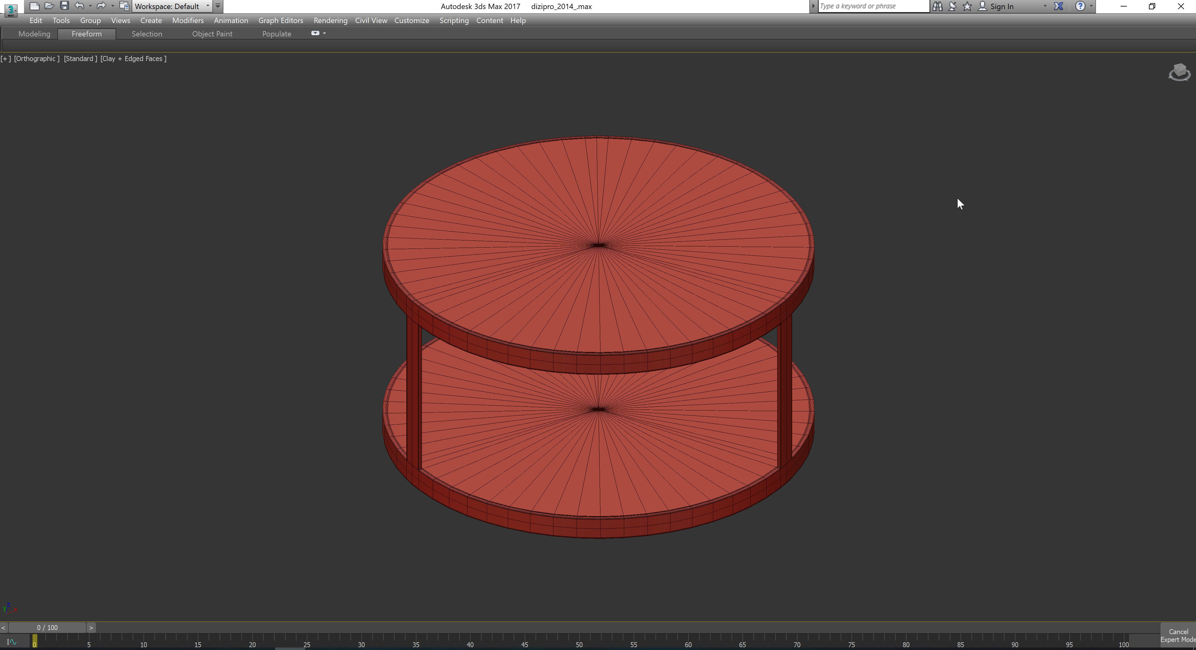 LUIGI COFFEE TABLE WITH GLOSSY FINISH 3d model Low-poly 3D model_3