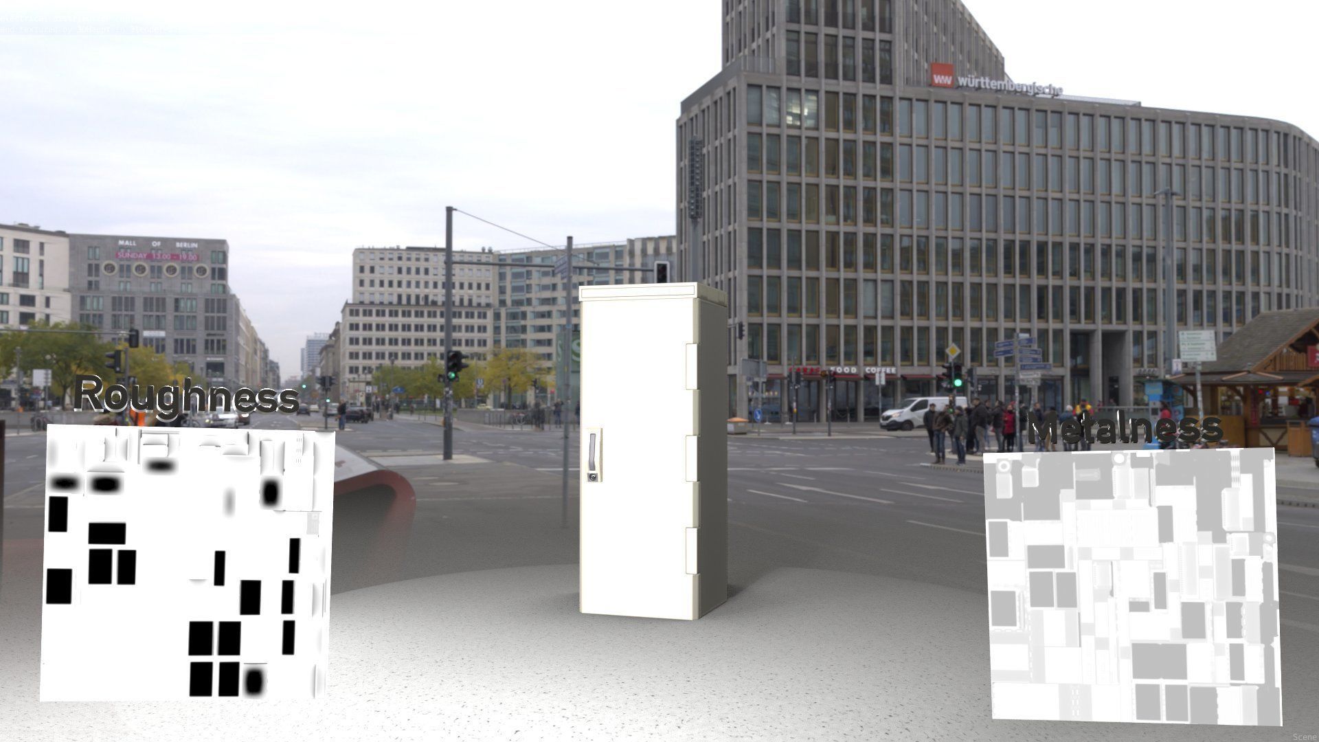 Electrical Distribution Cabinet 32 Low-poly 3D model_61