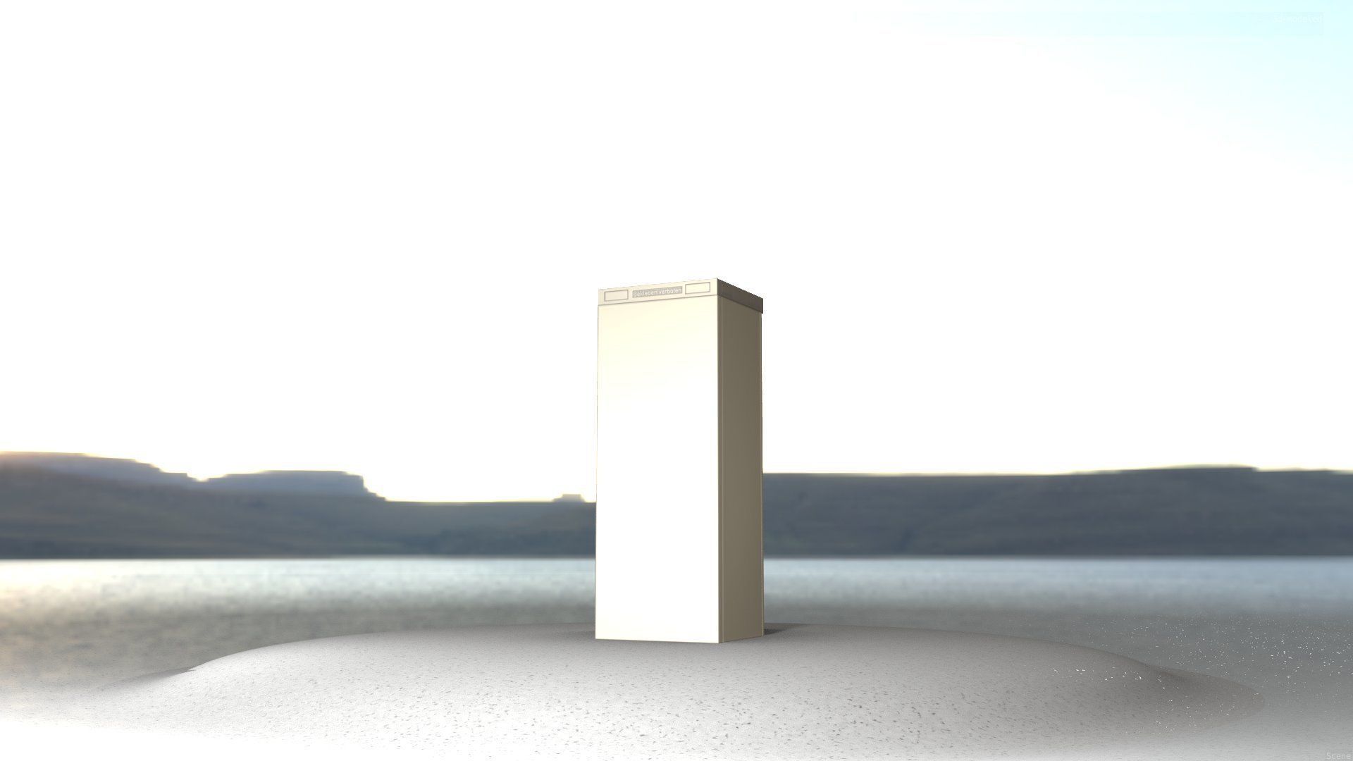 Electrical Distribution Cabinet 32 Low-poly 3D model_48