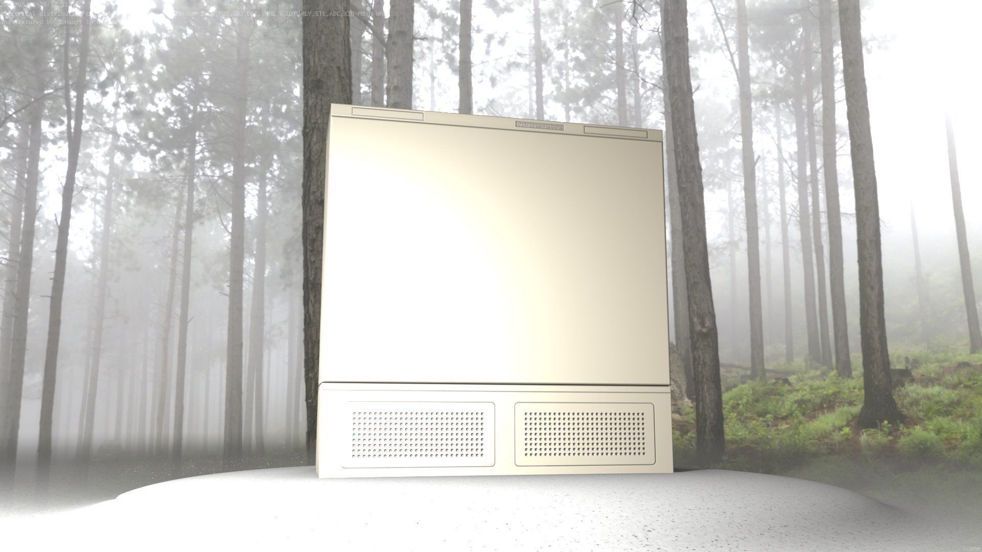 Electrical Distribution Cabinet 35 Low-poly 3D model_67