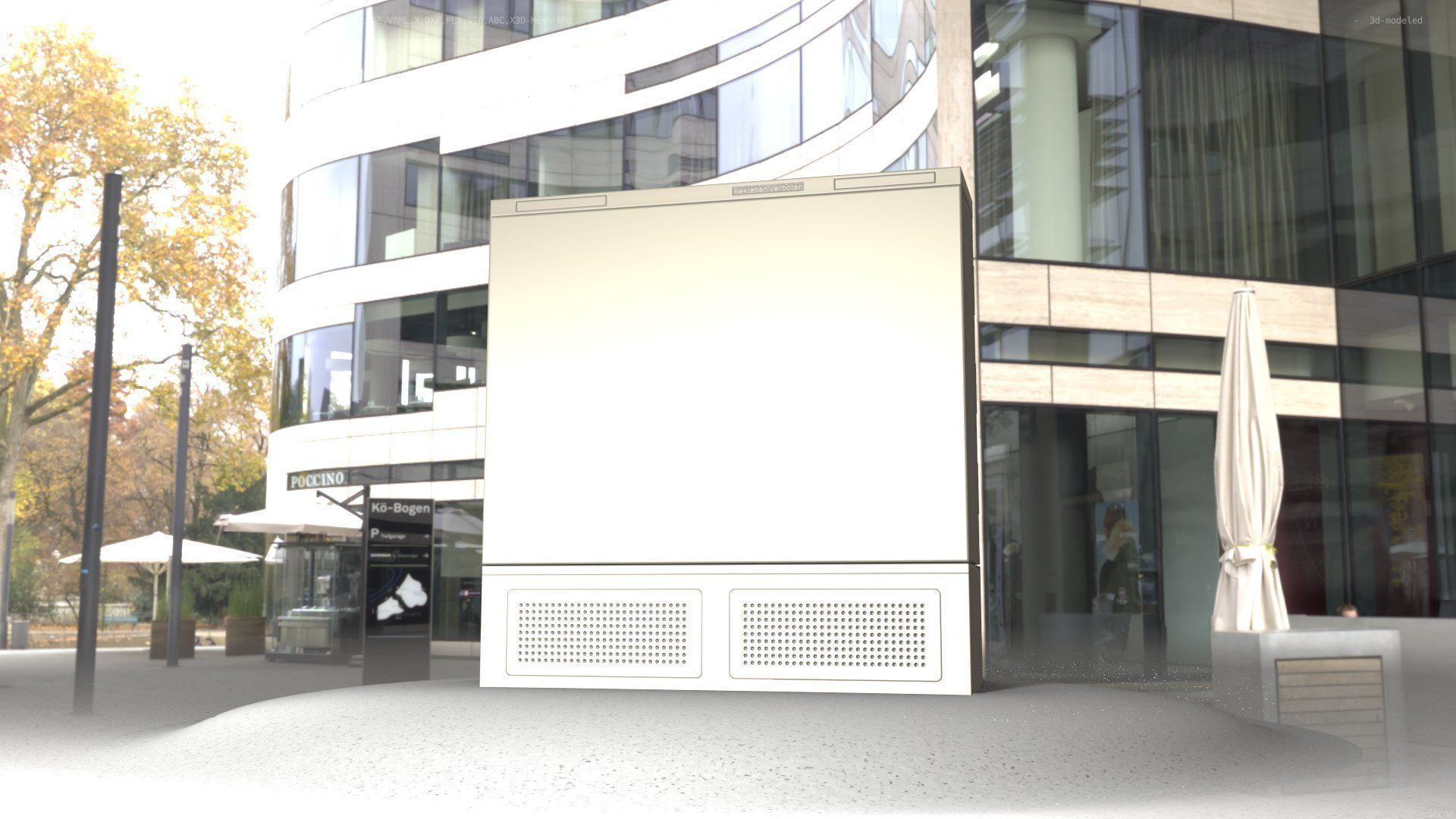 Electrical Distribution Cabinet 35 Low-poly 3D model_42