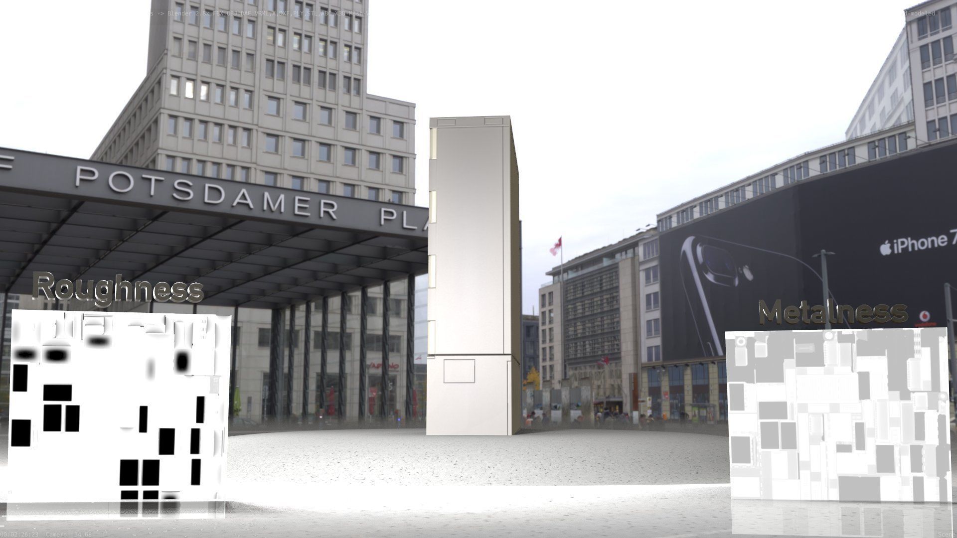 Electrical Distribution Cabinet 36 Low-poly 3D model_28