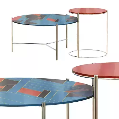 My Imagination Geometry Coffee Tables 3D model | CGTrader