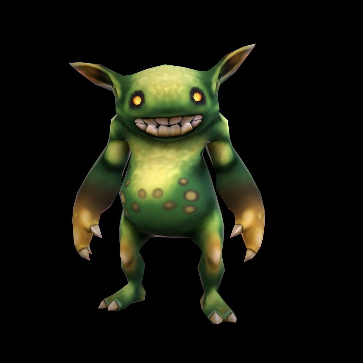 Character Eared Crank Low-poly 3D model_4