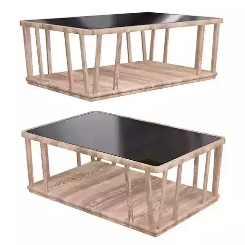 DEDALO RECTANGULAR COFFEE TABLE 3d model