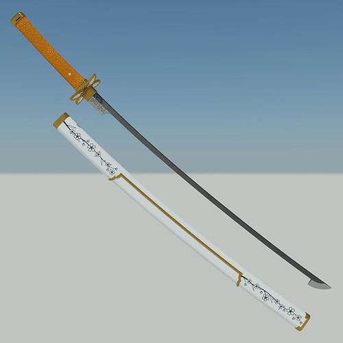 Demon Slayer Shinobu Kocho Sword Katana Kimetsu no Yaiba  3D print model