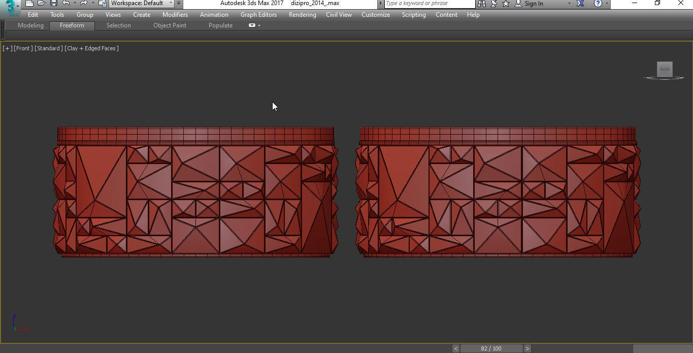 ULYSSE MARBLE TOP COFFEE TABLE 3d model Low-poly 3D model_2
