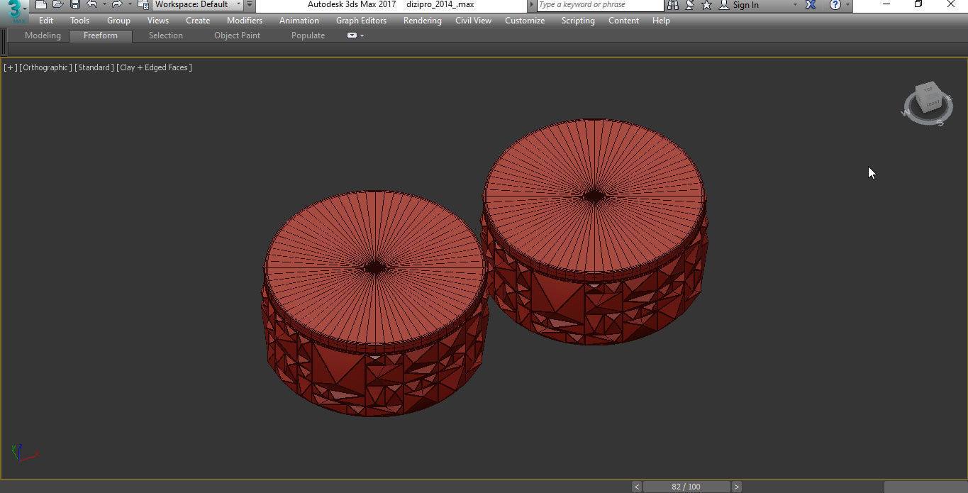 ULYSSE MARBLE TOP COFFEE TABLE 3d model Low-poly 3D model_4