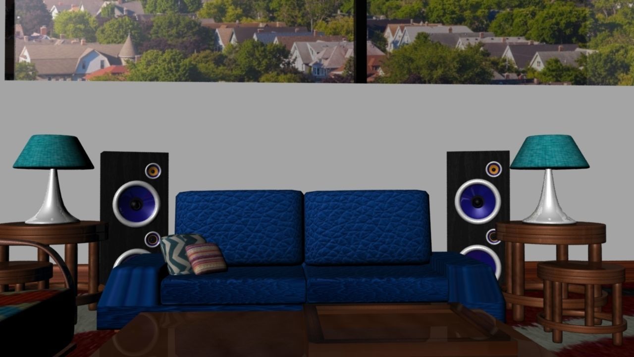 AUTODESK MAYA HOUSE INTERIOR DESIGN 3D model_7