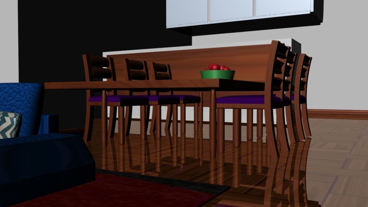 AUTODESK MAYA HOUSE INTERIOR DESIGN 3D model_6