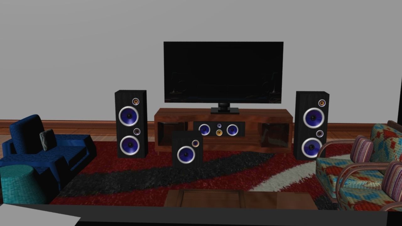 AUTODESK MAYA HOUSE INTERIOR DESIGN 3D model_8