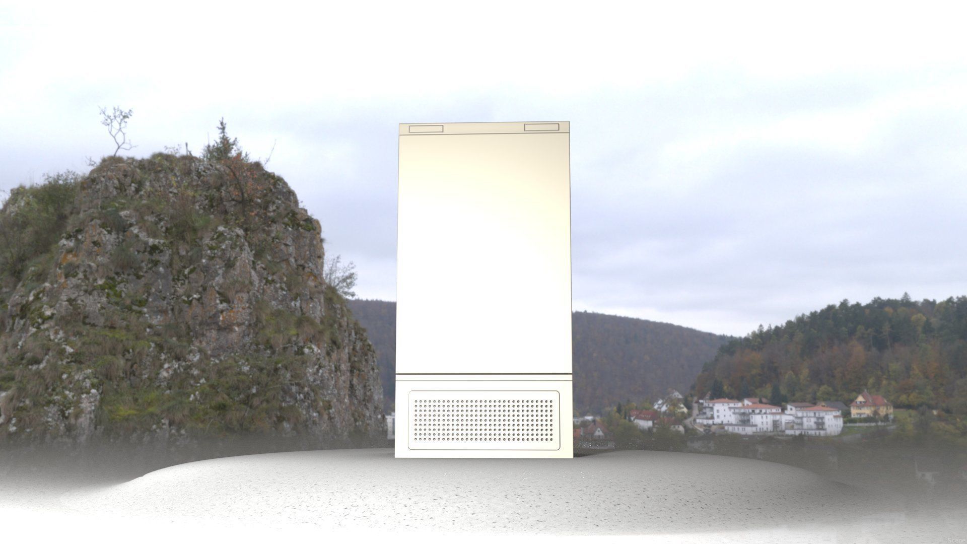 Electrical Distribution Cabinet 39 Low-poly 3D model_33