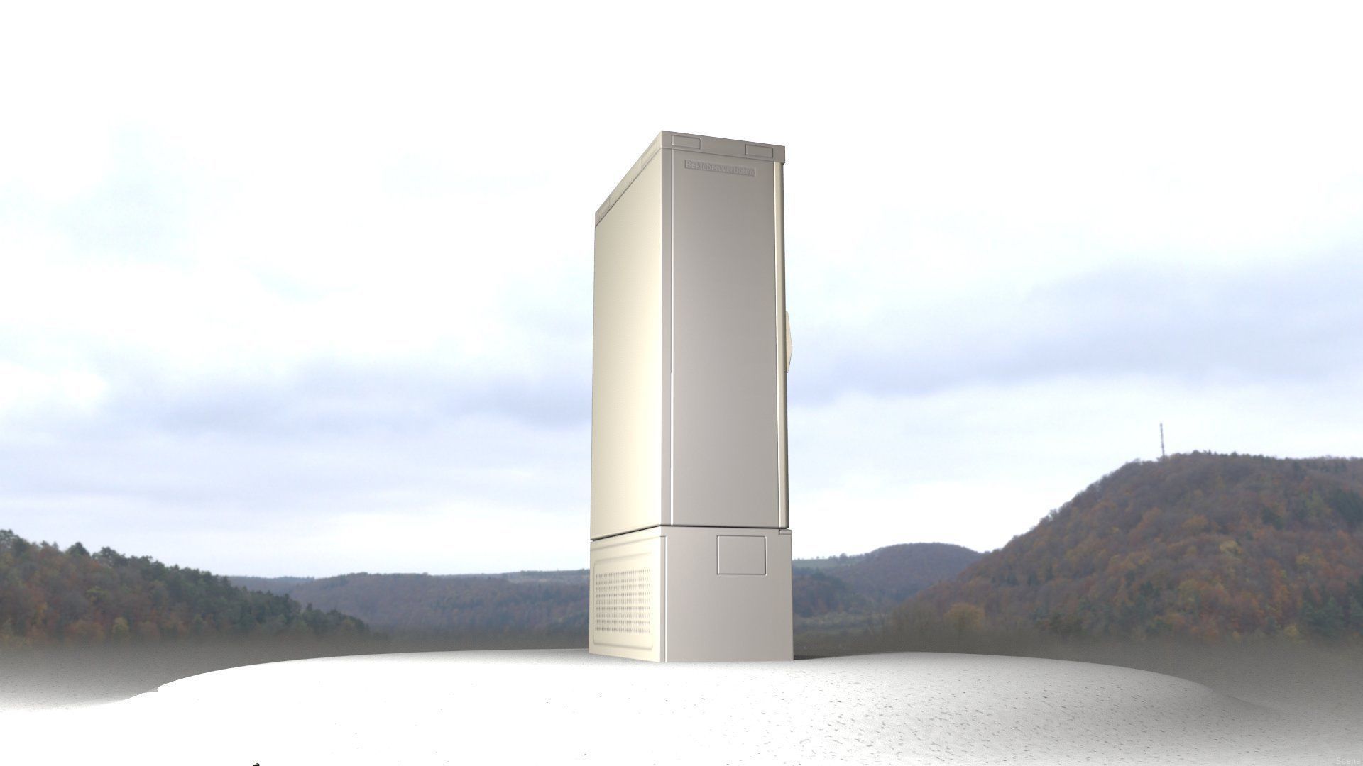 Electrical Distribution Cabinet 39 Low-poly 3D model_64