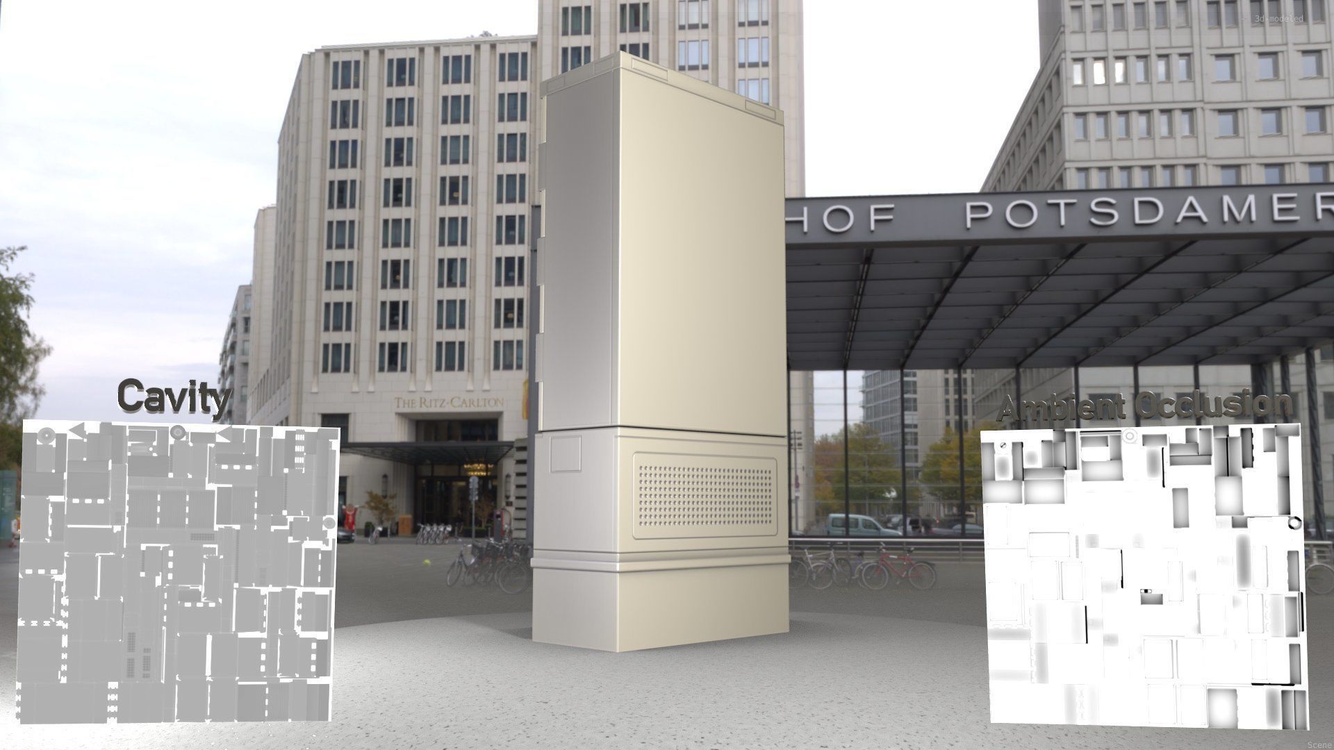 Electrical Distribution Cabinet 41 Low-poly 3D model_55
