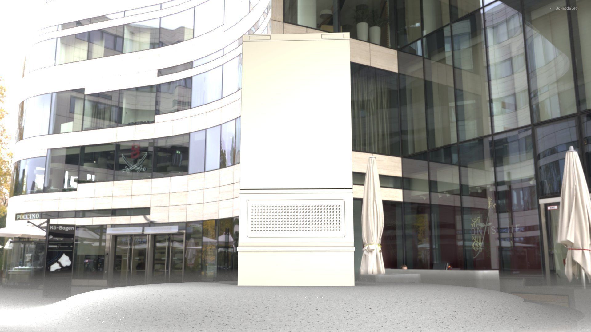 Electrical Distribution Cabinet 41 Low-poly 3D model_58