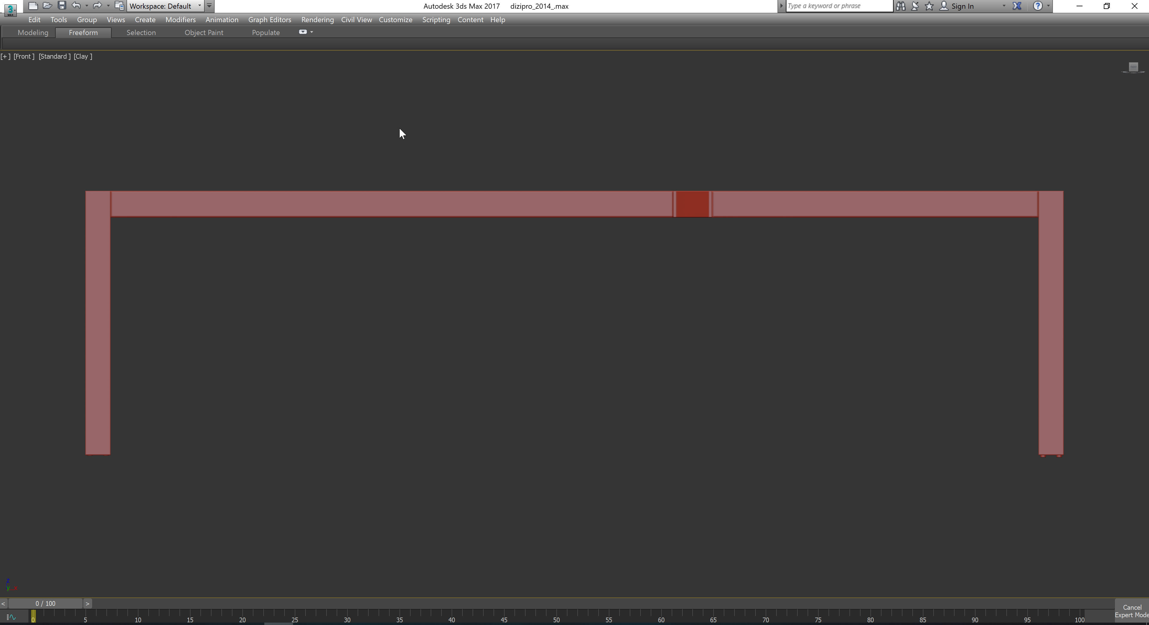 Hagit Pincovici TRAPEZE COFFEE TABLE 3d model Low-poly 3D model_2