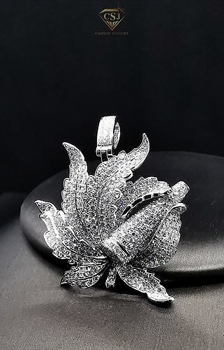 Cannabis pendant 3D print model