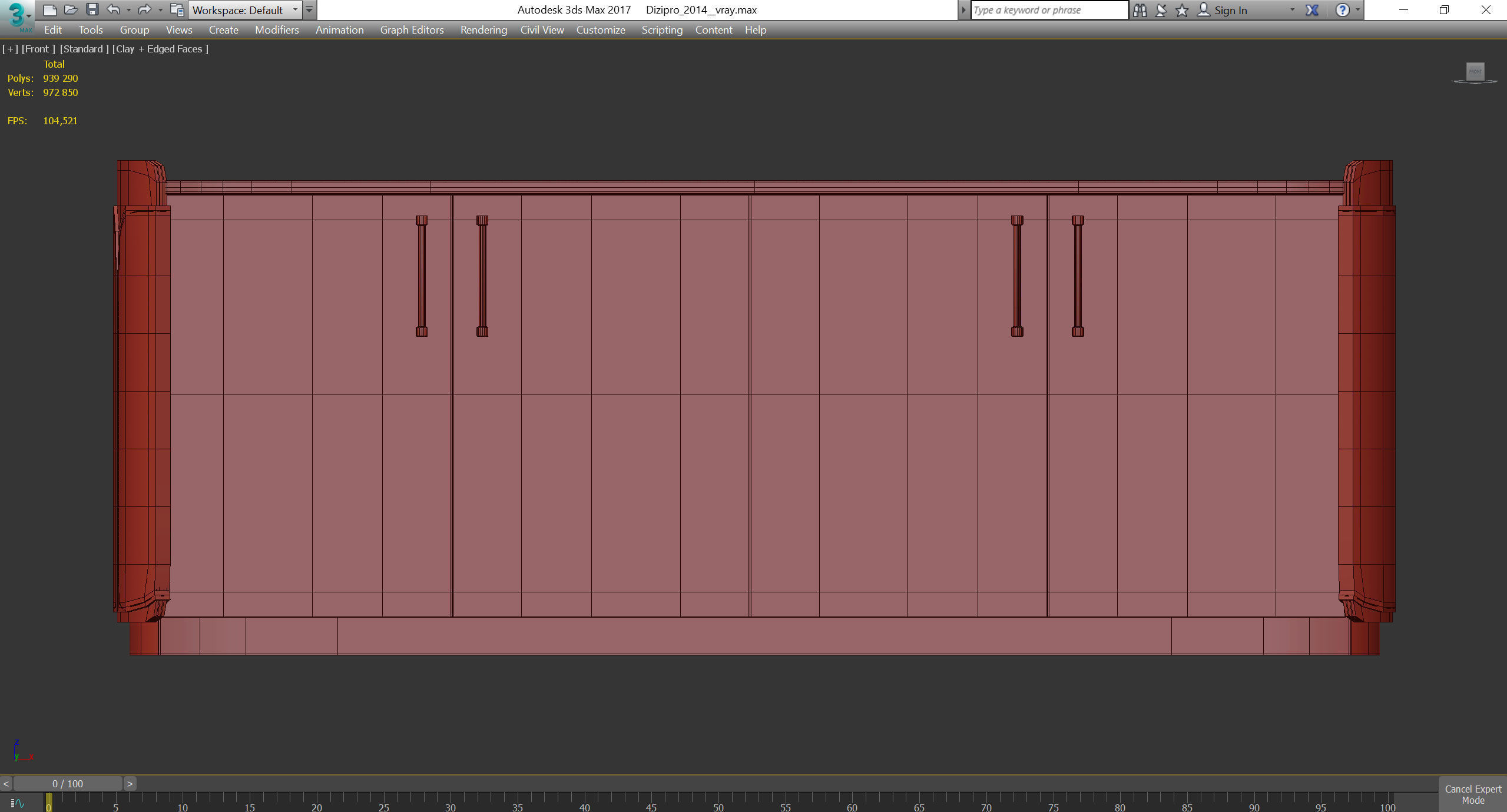 MASON Volpi 3d model Low-poly 3D model_2